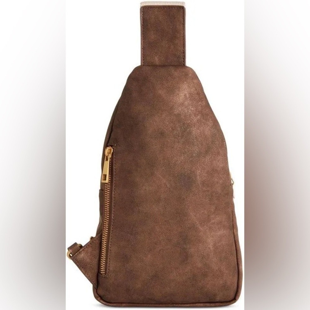 Style & Co. Brown Crossbody Bag with Patterned Strap NWOT Retails $69 - Picture 10 of 11